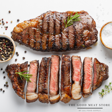 NZ Chilled Beef Striploin - 220g Portion Cut