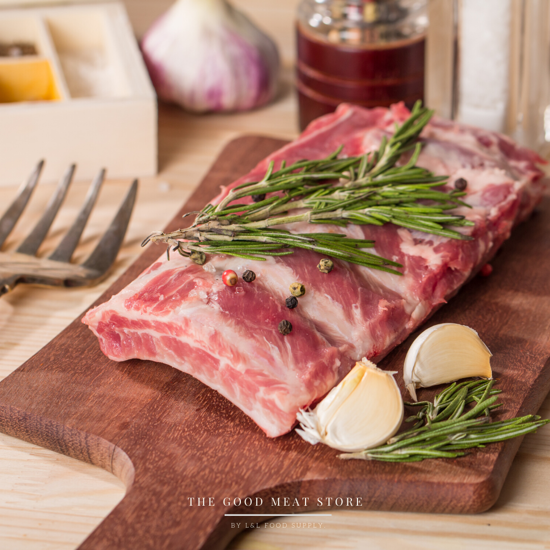 1kg Prime Rib Fresh Pork Prime Rib (1 KG) | TheGoodMeatStore.com