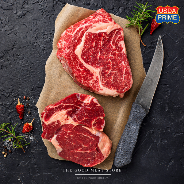 USDA Prime Beef Chilled Ribeye - 300g Portion Cut