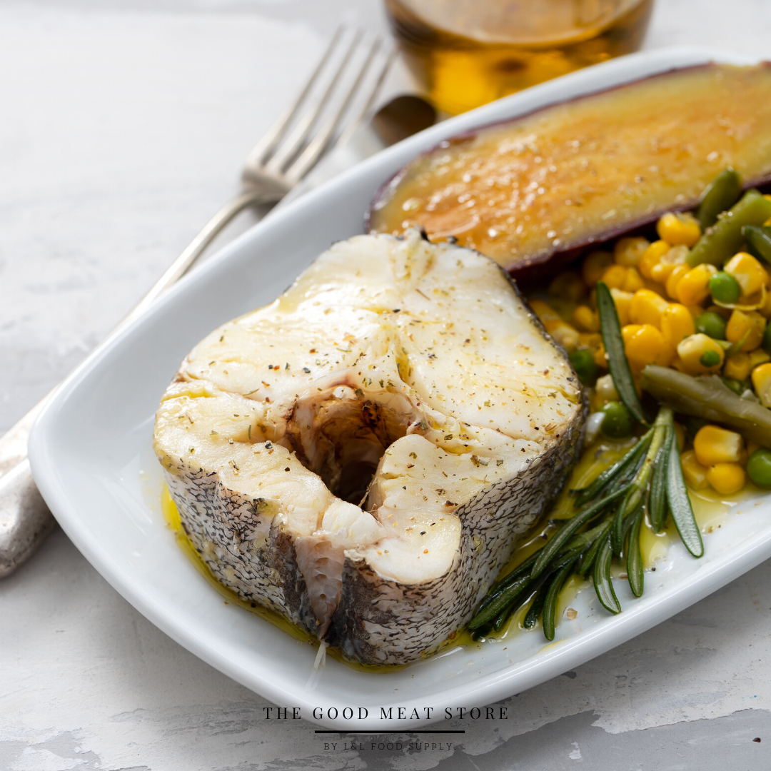 Cod Fish Steak (2 Pcs, 550g - 600g) | TheGoodMeatStore.com